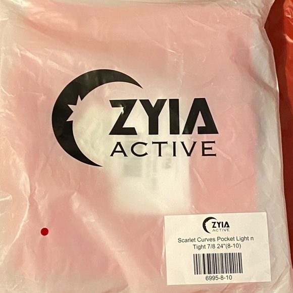 Zyia active scarlet curves pocket light n tight 7/8 24” ( 8-10 ) NWT … - Picture 9 of 9